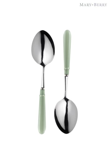 Mary Berry Set of 2 Green Signature Serving Spoons (592364) | £17