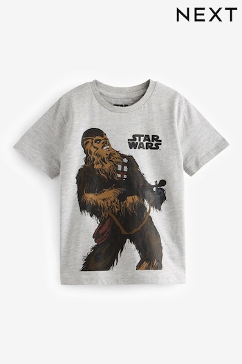 Chewbacca Grey Star Wars Short Sleeve T-Shirt (3-16yrs) (592479) | £12 - £18