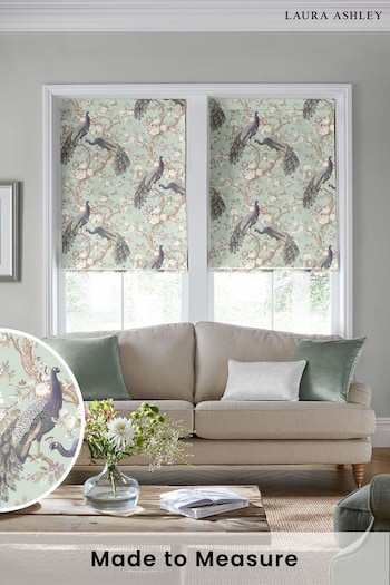 Laura Ashley Duck Egg Blue Belvedere Made to Measure Roman Blind (593452) | £79