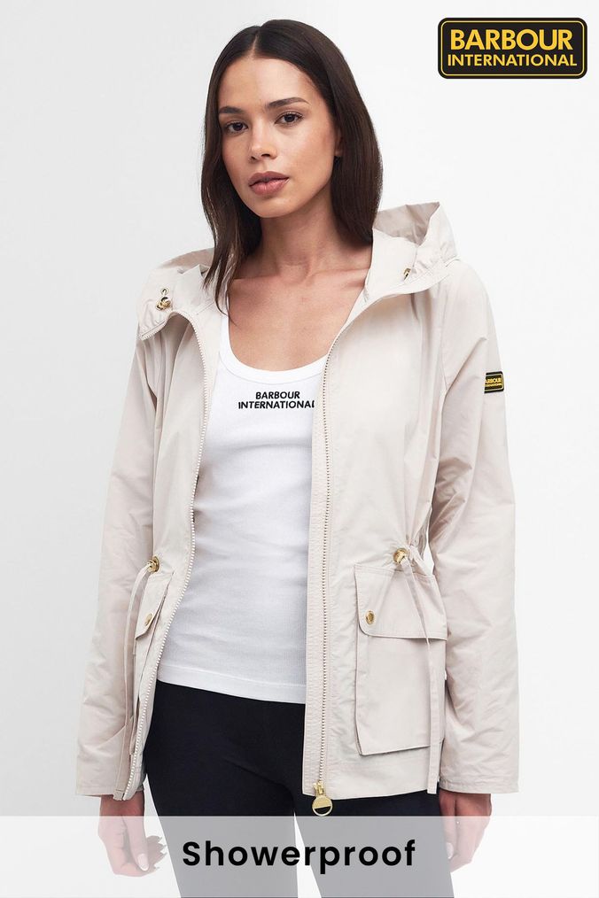 Barbour casual shop jacket womens white