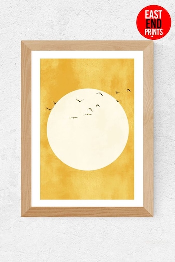 East End Prints White Eternal Sunshine Print by Kubistika (594150) | £44.95 - £119.95