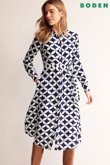 Boden Blue Kate Midi Shirt Dress (594404) | £120