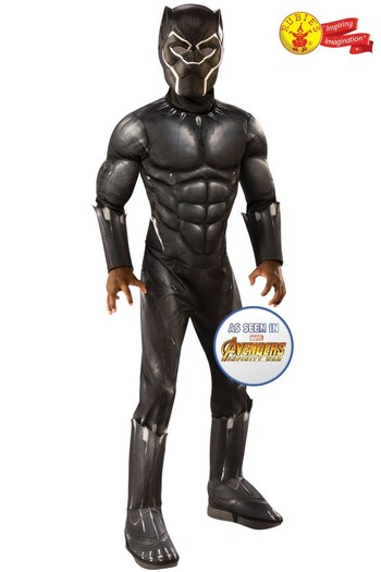 Rubies Marvel Avengers Deluxe Black Panther Fancy Acetate Dress Costume (594547) | £28