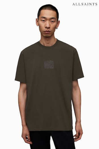 AllSaints Green Varden Crew T-Shirt (594695) | £55