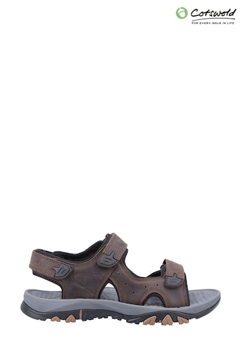 Cotswolds Brown Lansdown MSCHF Sandals (594987) | £58