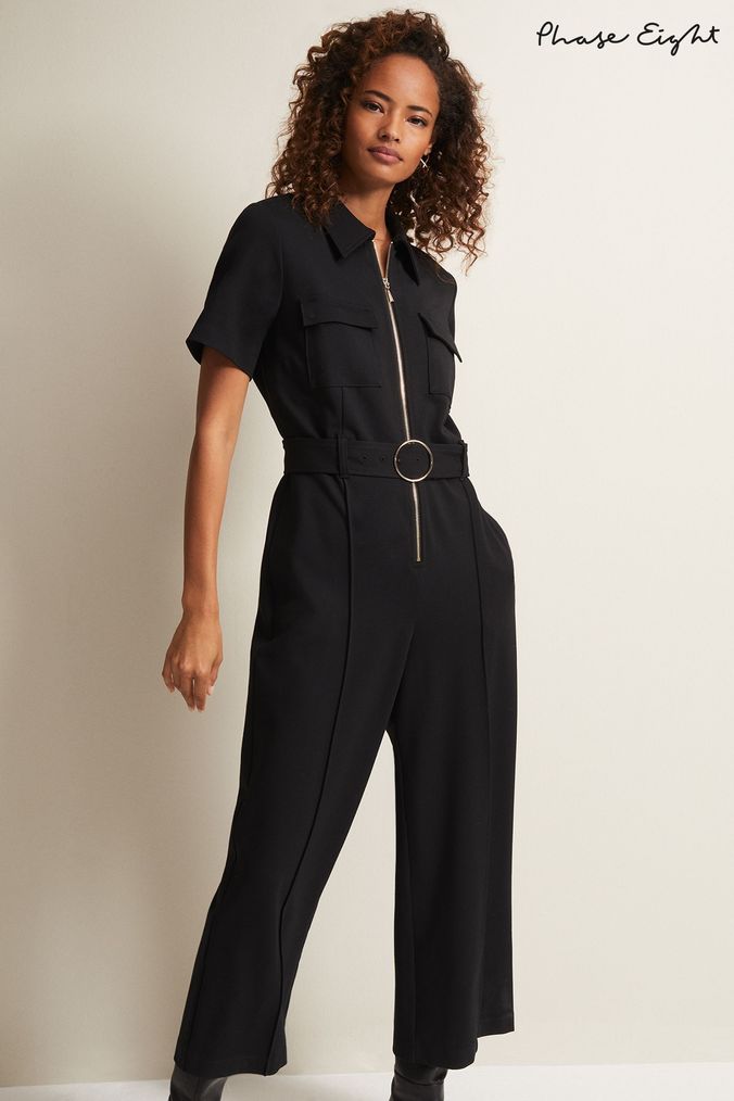 Black boiler discount jumpsuit