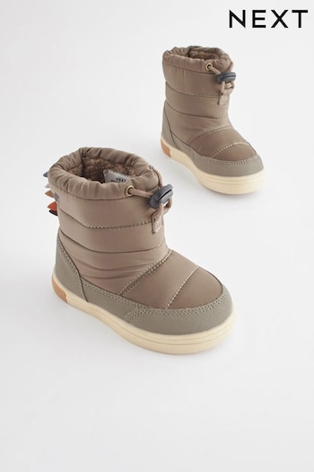 Stone Thermal Thinsulate™ Lined Quilted Water Resistant Boots (595341) | £32 - £38