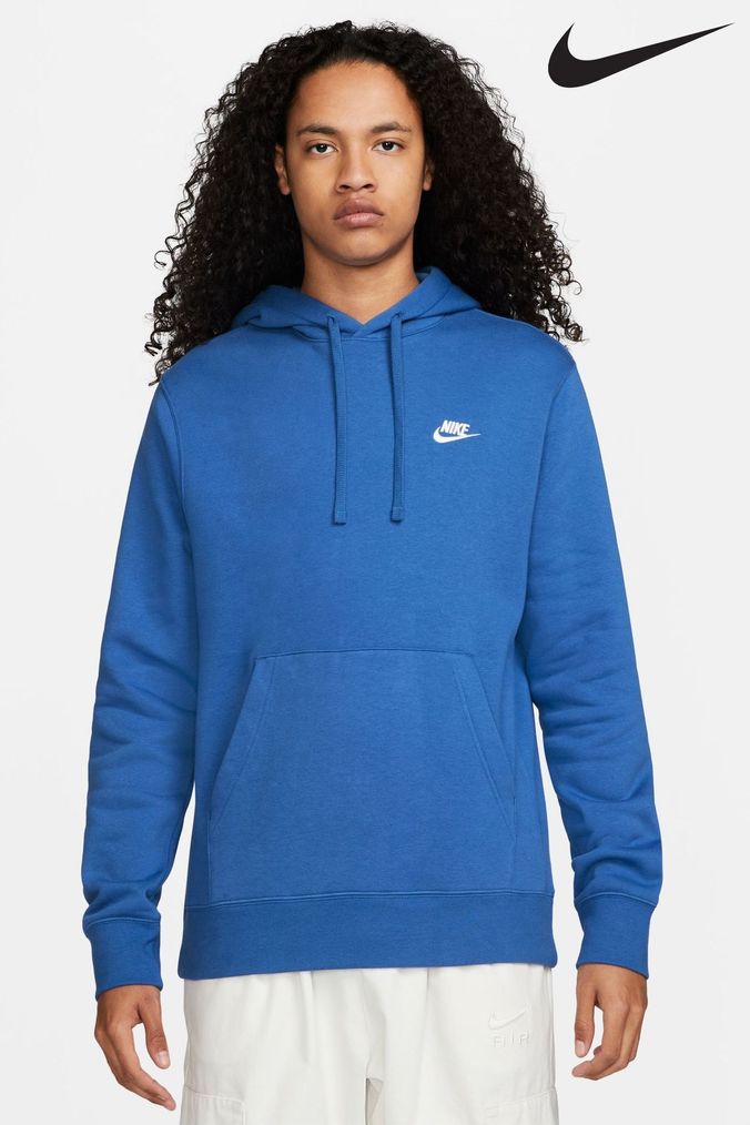 Blue nike hoodie mens online