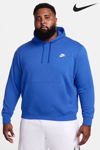 Nike Blue/White Club Pullover Hoodie (595753) | £60