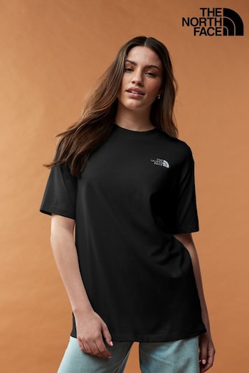 The North Face Oversized Simple Dome Black T-Shirt (595864) | £30