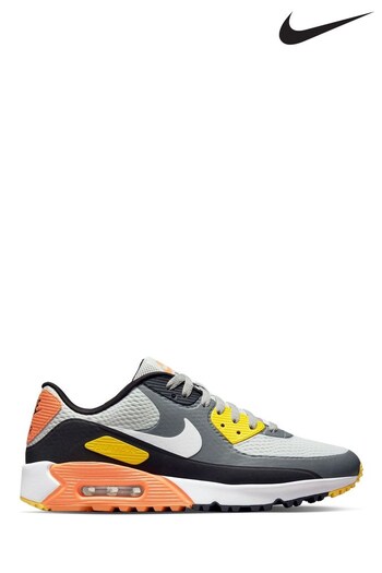 Nike Grey Air Max 90 Golf Trainers (596307) | £125