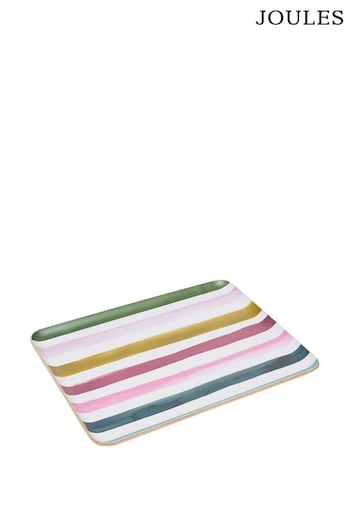 Joules Blue Willwood Multicoloured Striped Tray (596449) | £30