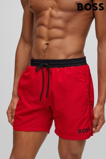 BOSS Red Starfish Contrast Logo Swim Shorts (596950) | £49