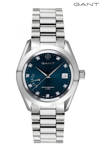 Gant Castine Silver-Metal Watch' Silver Stainless Steel Quartz Watch (597030) | £170