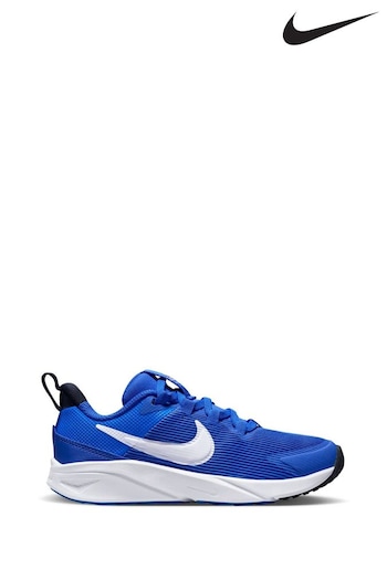 Nike dot Blue Junior Kids Star Runner 4 Trainers (597361) | £35