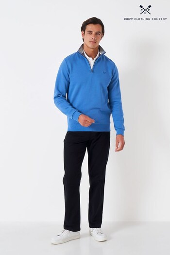 Crew Clothing Company Green Classic 1/2 Zip Sweater (597530) | £65