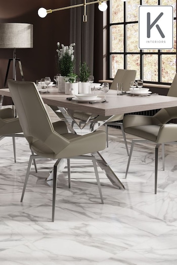 K Interiors Grey Monrow 1.8m Dining Table (597600) | £675