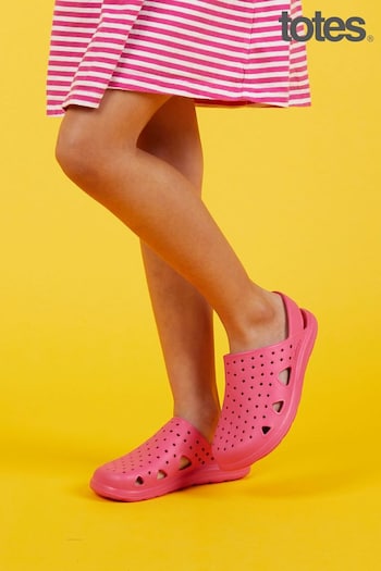 Totes Pink SolBounce Toddler Clogs (597668) | £14