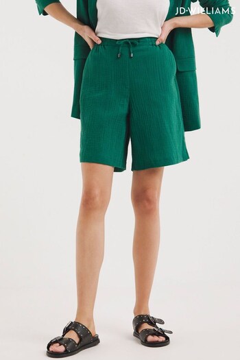 JD Williams Ever Green Cheesecloth Shorts (597705) | £26