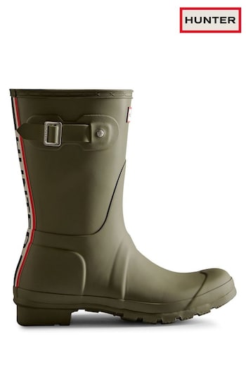 Hunter Green Original Short Boots (597706) | £125