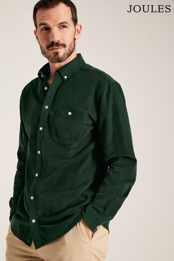 Joules Miller Green Classic Fit Cord Shirt (597834) | £69.96