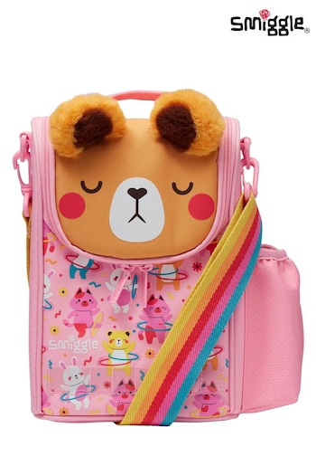 Smiggle Pink Lets Play Junior ID Lunchbox With Strap (597883) | £22
