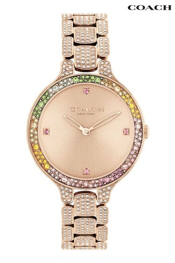 COACH Ladies Pink Chelsea Watch (597902) | £375