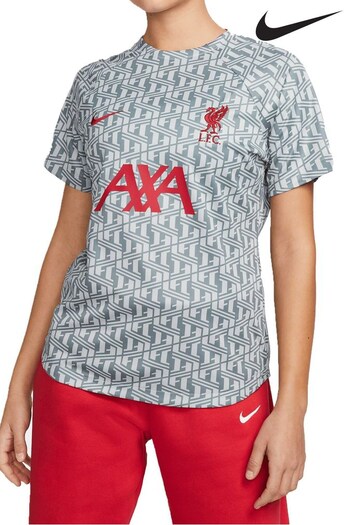 Nike Grey Liverpool Pre-Match Top (598576) | £55
