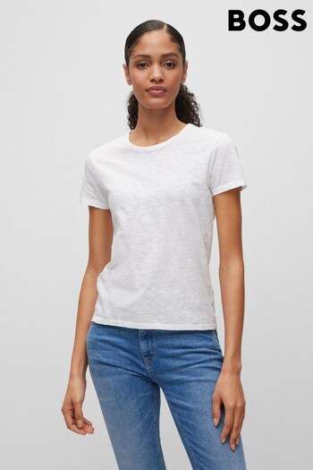 BOSS White Classic Plain T-Shirt (598577) | £45