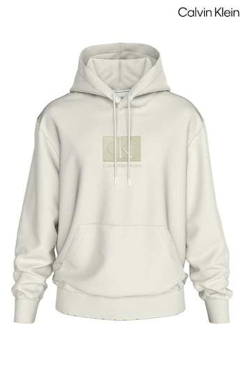 Calvin Klein Green Logo Embroidery Patch Hoodie (598892) | £120