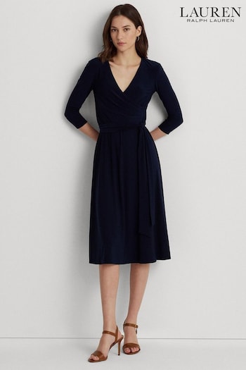 Lauren Ralph Lauren Black Carlyna Jersey Dress (598981) | £189