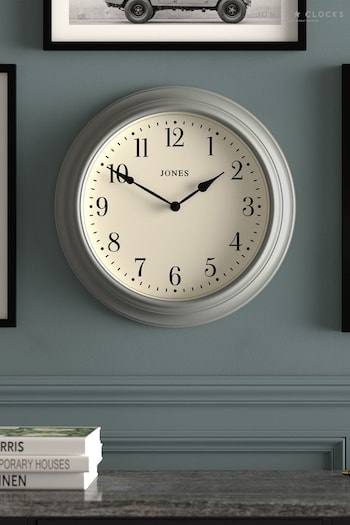 Jones Clocks Grey A Classic Wall Clock (599070) | £45
