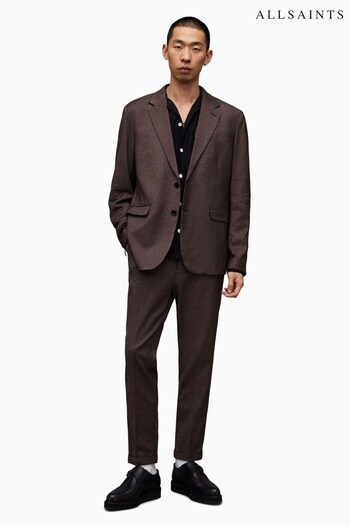 AllSaints Brown Lowdes Trousers (599077) | £149