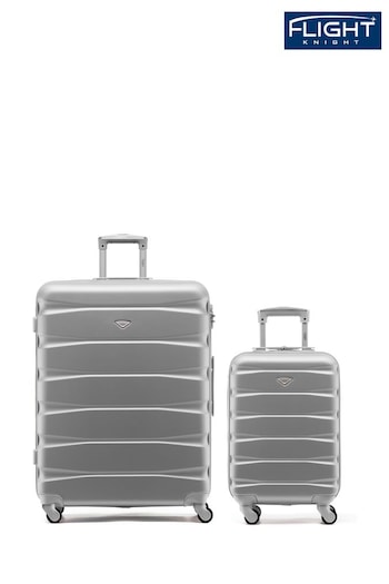 Set Of 2 Large Check-In & Small Carry-On Hardcase Travel Suitcase (600257) | £110