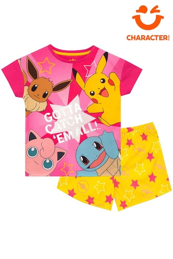 Character Yellow Pokemon Short Pyjamas (600767) | £11