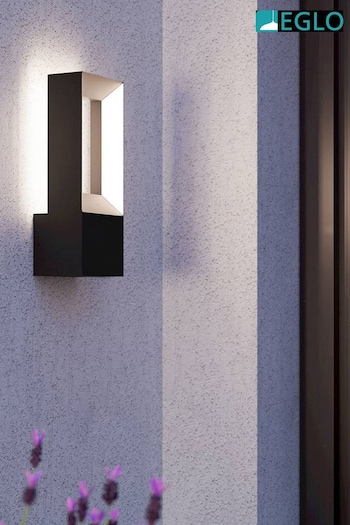 Eglo Black Riforano LED Linear Outdoor Wall Light (600810) | £86