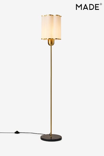 MADE.COM Brass Stella Floor Light (600865) | £169