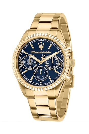 Maserati Gents Gold Tone Competizione Watch (601161) | £249