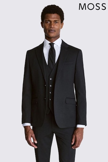 MOSS Charcoal Grey Stretch Suit: Jacket (601688) | £119