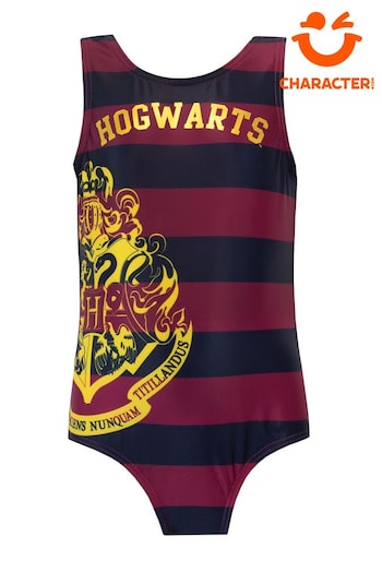 Character Yellow Harry Potter Hogwarts Stripe Swimsuit (602278) | £14
