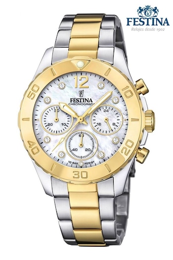 Festina Ladies Boyfriend Gold Tone Collection Watch (602405) | £169