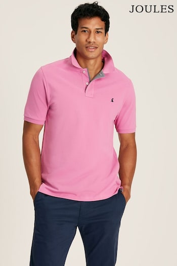 Joules Woody Mauve Classic Fit short-sleeve Polo Shirt (602611) | £29.95