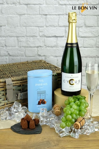 LeBonVin Le Bon Vin Champagne And Chocolate Truffles Gift Hamper (602682) | £62