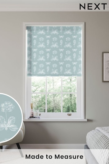 Duck Egg Blue Victory Made to Measure Blackout Roller Blind (603773) | £63