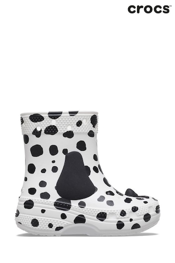 Crocs Eyes Classic Dalmatian White Boots (603898) | £45