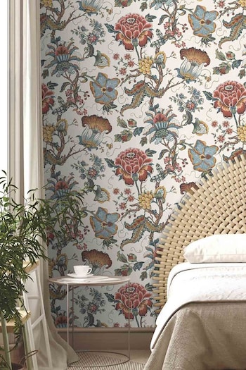 Woodchip & Magnolia Cream Arcadia Wallpaper (603967) | £110