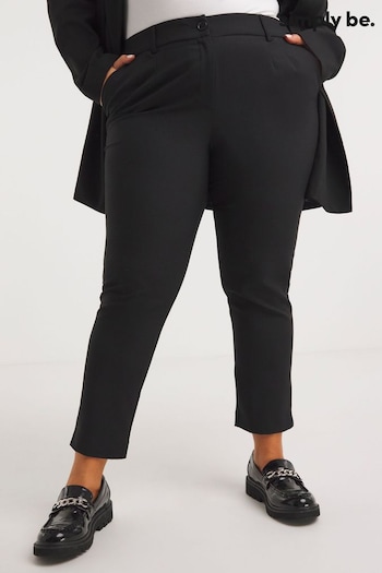 Simply Be Value Essentials Stretch Tapered Workwear Black Trousers (604238) | £28