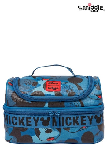 Smiggle Blue Mickey Mouse Disney Double Decker Lunchbox (604325) | £22