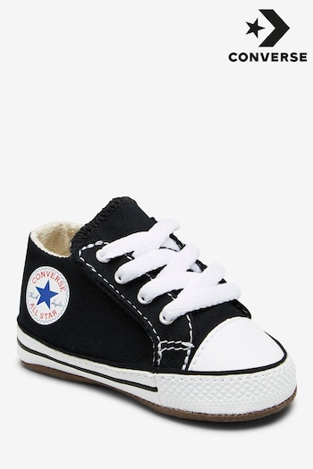 Converse Black Chuck Taylor All Star Pram Shoes (604337) | £30