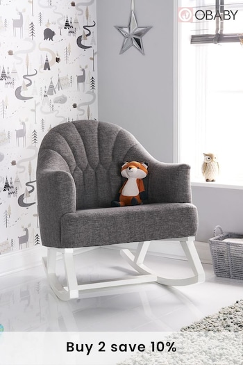 Obaby Grey Round Back Rocking Chair (604365) | £350